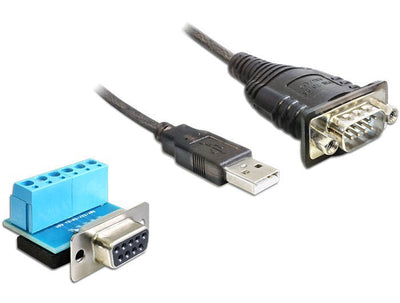 Delock USB Cable a - 1X RS-422/485M/M 0.80M — image 1