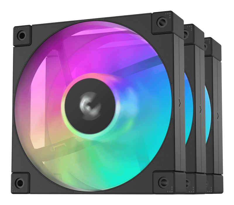 Deepcool Fan 120X120 FD12 ARGB Pack 3 Black