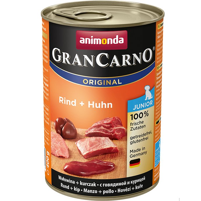 Animonda Grancarno Genuine Beef, Chicken Junior 400G