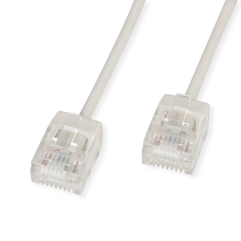 Roline UTP Datacenter Network Cable CAT.6A (class Ea), Lsoh, Slim, Extra Kurzer Plug Grey 1M