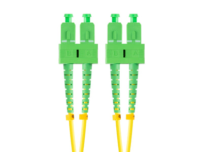 Lanberg Cable Fibre Optic 15M Mono Sc/Apc-sc/Apc Duplex G657A1 Lszh Yellow — image 1
