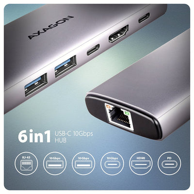 HMC-6L2L 2x USB-A HDMI4K 1x USB-C PD100W Usbc — image 1