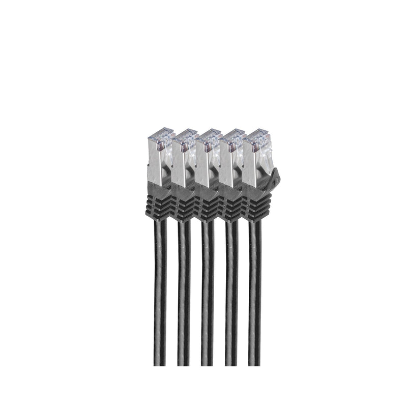 Shiverpeaks RJ45 Network Cable S FTP, CAT.7 VE5, 0,5M Black