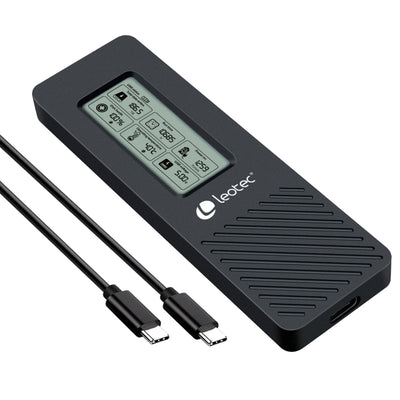 Leotec External Enclosure Drives M.2 NVMe With Panel LCD — image 1