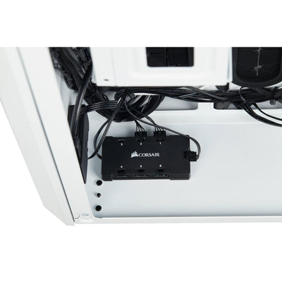 Corsair PC Case Crystal Series 280X RGB Glass Tempered White M-atx Corsair Crystal 280X, Micro-tower, PC, Stee — image 1