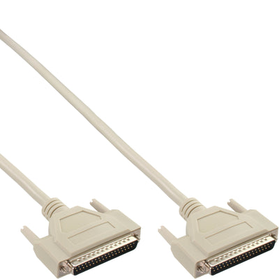 Inline Cable Extensión Serial 37 Pin DB37 Male a Male Directo 3M — image 1
