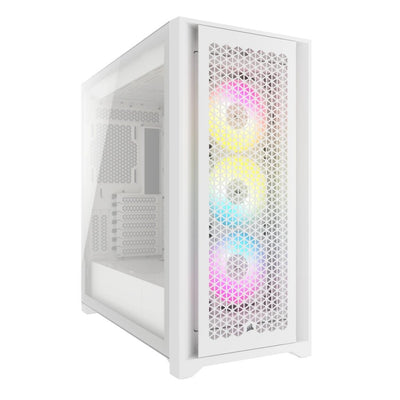 Corsair Box Icue 5000D RGB Airflow Mid-tower True White — image 1