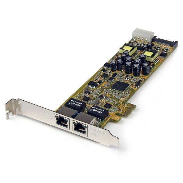 StarTech Network Card PoE/Pse Pci Express Gigabit Ethernet With 2 Ports RJ45Â ST2000PEXPSE