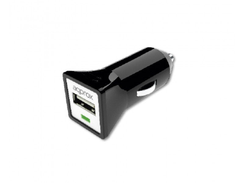 Approx Car Charger Appusbcarb 1x USB Input 12-24VDC 5V/1A Black