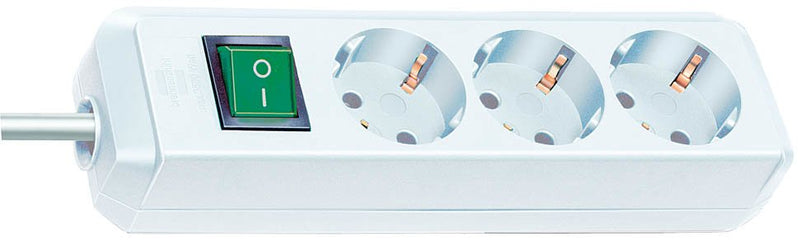Brennenstuhl 1152320400 Base Múltiple 3M 3 Salidas AC White