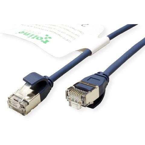 Roline Green U FTP Network Cable CAT.6A (class Ea), Lsoh, Slim, Blue 5M