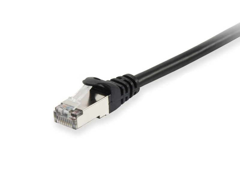 Equip Pack 40 - Network Cable CAT.6 S/FTP 2x RJ45 1M Black Lszh