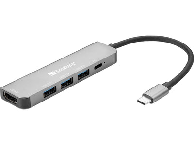 Sandberg USB-C Dock HDMI + 3x USB + Pd 100W — image 1