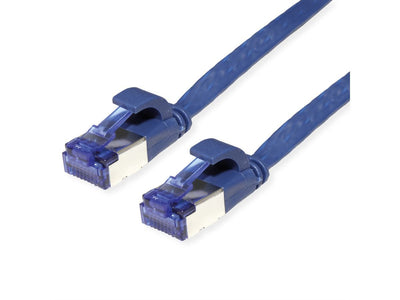Value Network Cable CAT.6A (class Ea) FTP, Extra-flach, Blue 5M — image 1