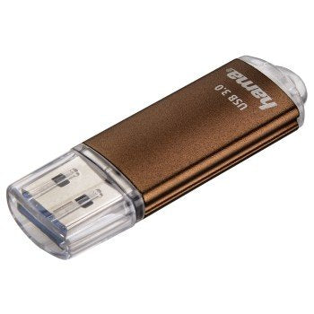 Hama Laeta Memory USB Flash Drive USB 3.0 With Cover - 32GB Capacity - 70MB/S Transferencia - Body Metallic -