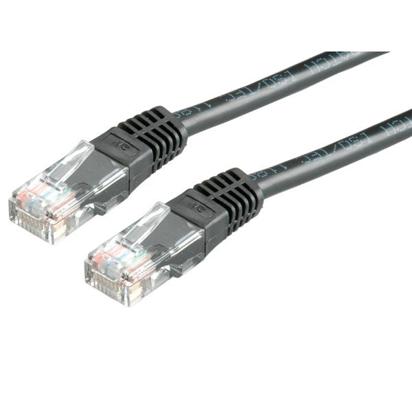 Value Network Cable KAT.6 Class And UTP Black 10M