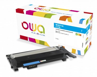 Toner Owa Komp. With HP W2071A, 117A Cyan (700 S.) — image 1