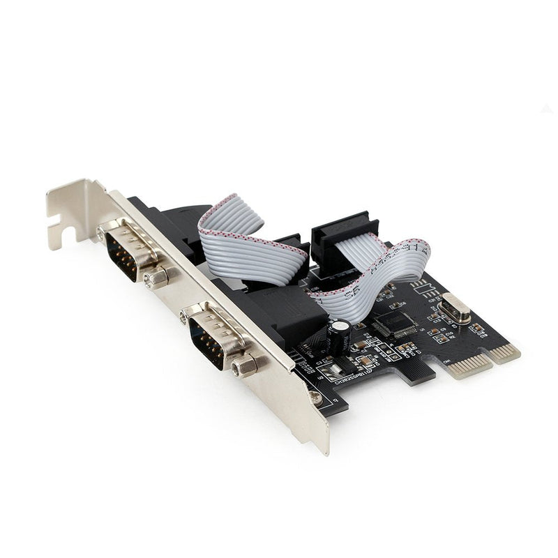 Gembird Card Pci Express Port Serie + Adapter Perfil Low SPC-22