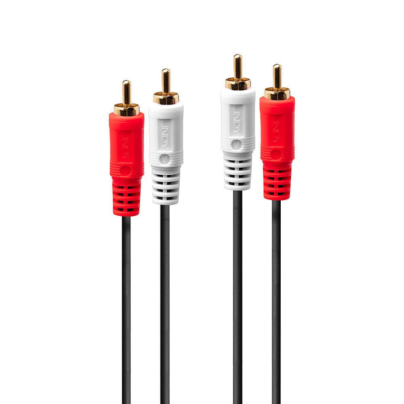 Lindy 35666 Cable Audio 20M 2 X Rca Black Red White