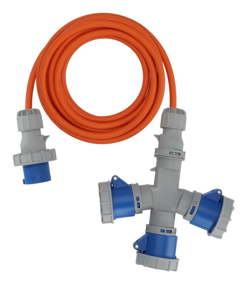 Brennenstuhl Extensión.-cable Cee 3VÍAS Distribuidor 16A 5M — image 1