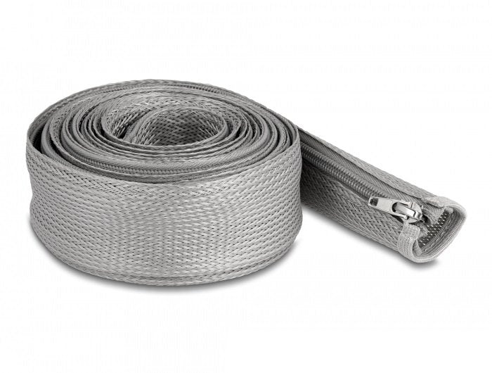 Delock Manga Trenzada With Zip Resistant Calor 3M X 50MM Grey