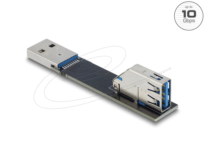 Delock USB 10Gbps Adapter USB Type a Connector Female a Male Gedreht 90° Arriba