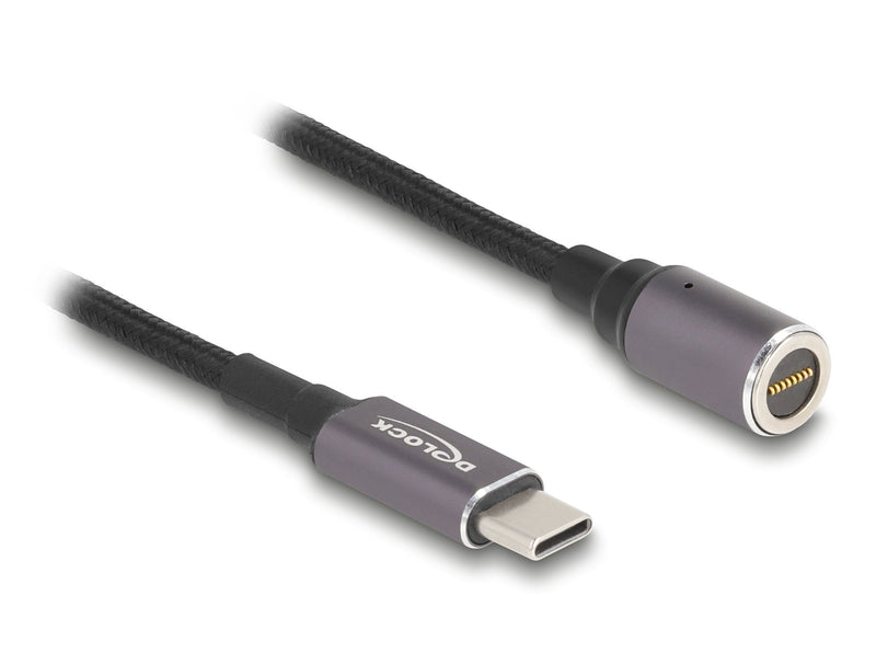 Delock 80780 Cable Charging Laptop USB Type-c™ Male a Connector Magnetic 8 Pines, 1,8M.