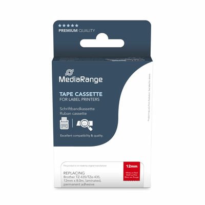 Mediarange Tape Aprox. Brother TZ-435 TZE-435 12MM 8M — image 1