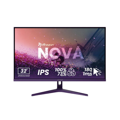 Arozzi Monitor Nova 32 31.5 2560 X 1440 Pixels Quad HD LED Púrpura — image 1