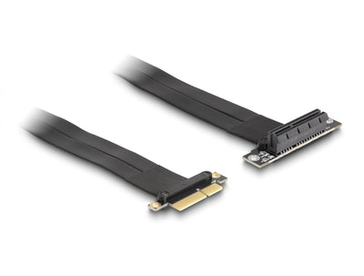 Delock 88025 Card Elevadora Pci Express X4 Male a Slot X4 With Ángulo 90° With Cable 30CM — image 1