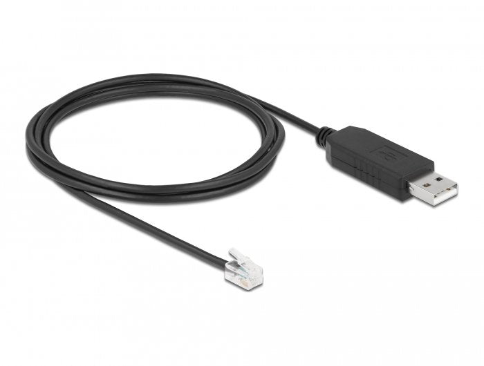 Delock USB Cable Typ-a a Seriell RS-232 RJ9/RJ10 2M