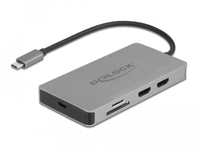 Delock USB Type-c Dockingstation 4K - Dual HDMI Mst / USB 3.2 — image 1