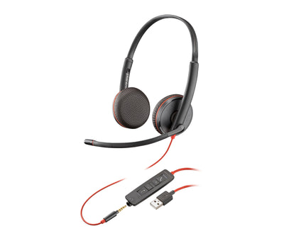 HP Poly Blackwire 3225 Stereo USB-A Headset (bulk) Alámbrico Diadema USB Type a Black — image 1