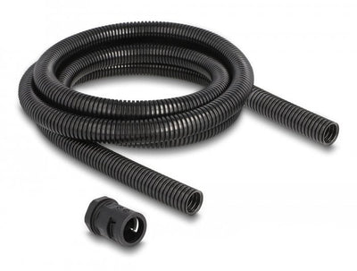 Delock Manguito Protector Cables 2M X 18,5MM With 2 X PG13,5 Racor Hose Set Black — image 1