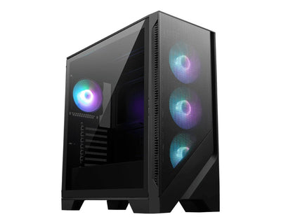 MSI PC Case Mag Forge 321R Airflow Miditower Case Product Features Transparent Panel ATX microATX Miniitx Colo — image 1