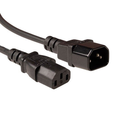 Powercord Lszh C13 - C14 Black 3M — image 1