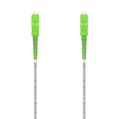 Aisens Cable Fibre Optic G657A2 3.0 9/125 Smf Simplex Cpr Dca Lszh - Sc/Apc-sc/Apc - 3M - White — image 1