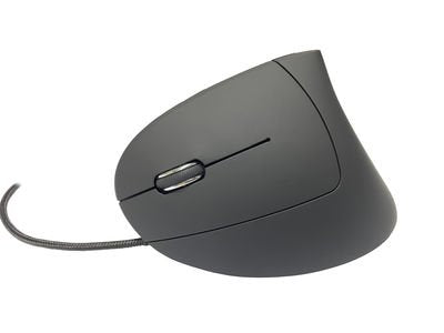 Mediarange Mouse USB 2.0 Vertical Izquierdo, Black