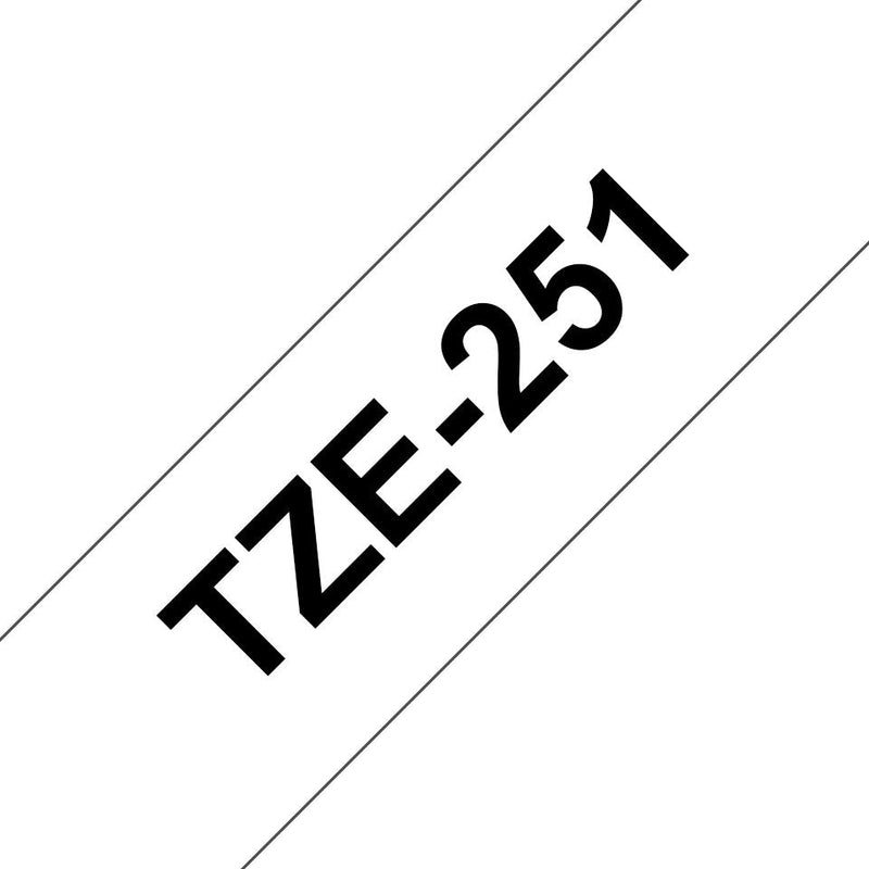 Brother Tape Laminated Genuine TZE-251 White