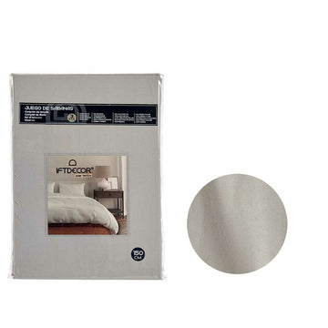 Bedding set Gift Decor Grey King size 3 Pieces