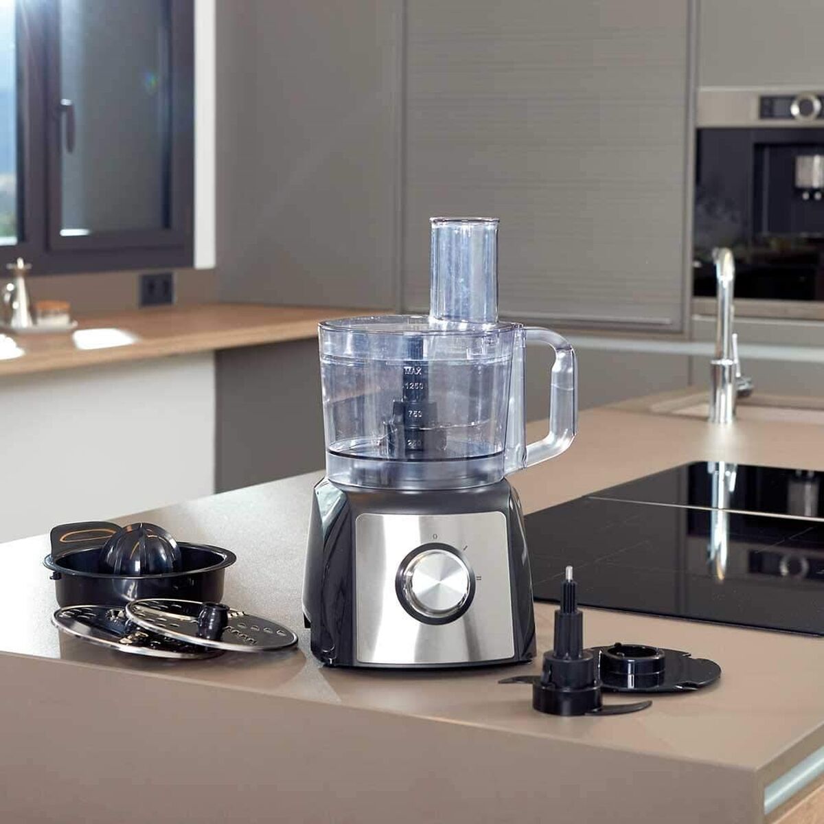 Black & Decker Food Processor Black & Decker Bxfpa1200E Steel 1200 W 1,5 L (Refurbished B)