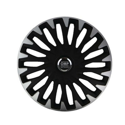Hubcap OMP OMPS07021412 Black Silver 14" (Refurbished C)