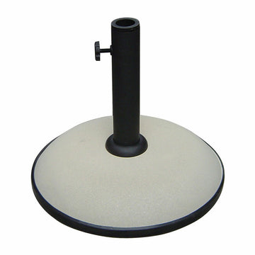Marbueno Round Umbrella Base Cement 36X29.5 Cm 11Kg White Garden, Pool, Terrace 10445