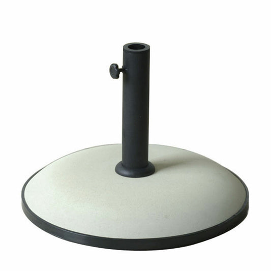 Marbueno Base Umbrella Round Cement 50X37 Cm 25Kg White Garden, Pool, Terrace 10453