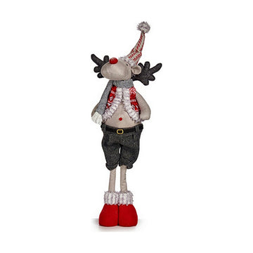 Christmas Reindeer Krist+ FG09-PX21383A Red Grey 13 x 65 x 18 cm