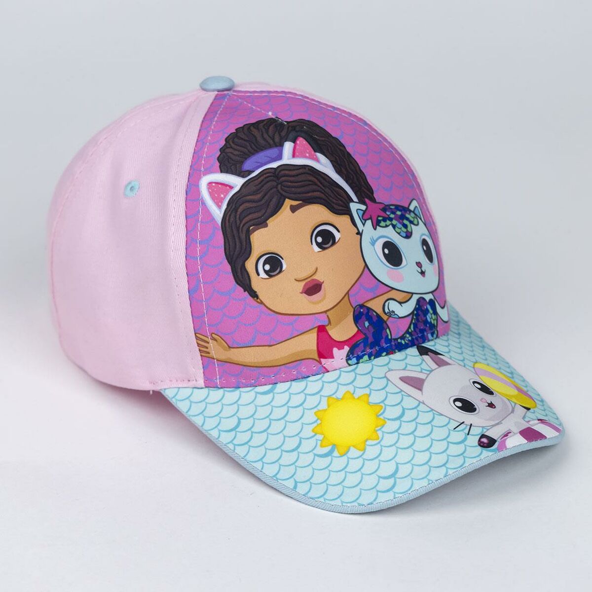 Child Cap Gabby's Dollhouse Turquoise