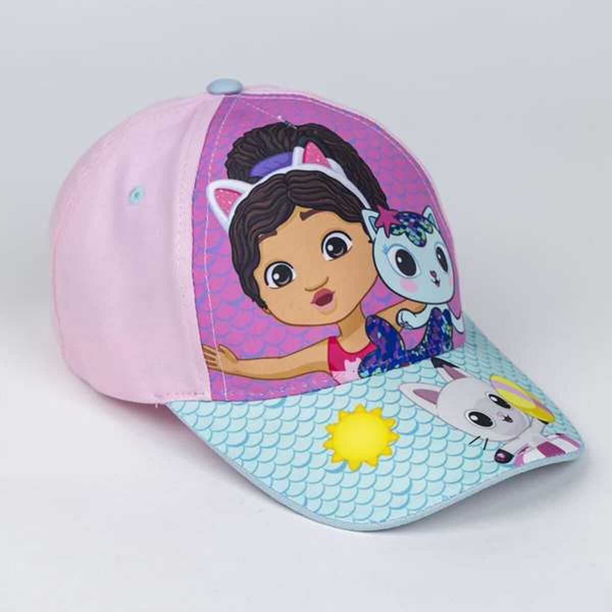 Child Cap Gabby's Dollhouse Turquoise