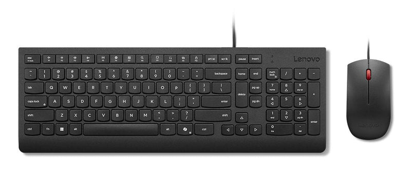 Lenovo 4X31R64414 Keyboard Mouse Included Universal USB German Black