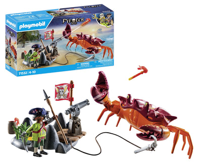 Playmobil 71532 Piratas Luchando Contra Cangrejo Gigante — image 1
