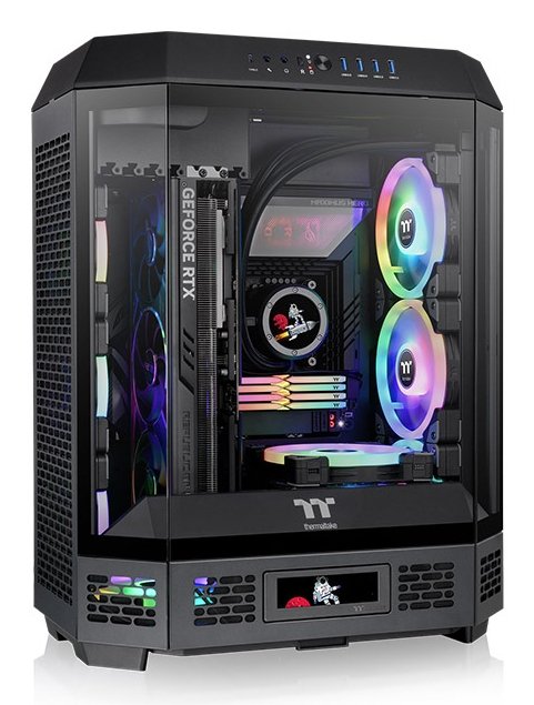 Thermaltake PC Case The Tower 600 Glass Tempered X 3 CA-1Z1-00M1WN-00